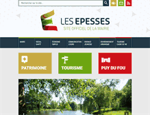 Tablet Screenshot of les-epesses.com